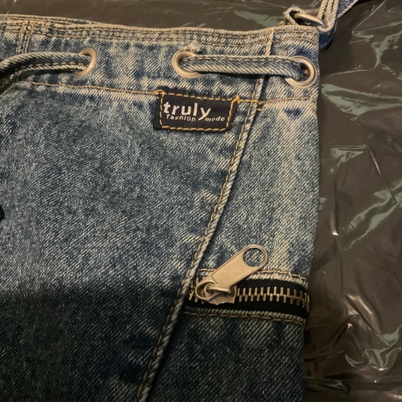 TRULY FASHION  Blue Jean purse ..vintage . - Picture 2 of 9